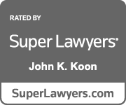 Rated by Super Lawyers | John K. Koon | SuperLawyers.com